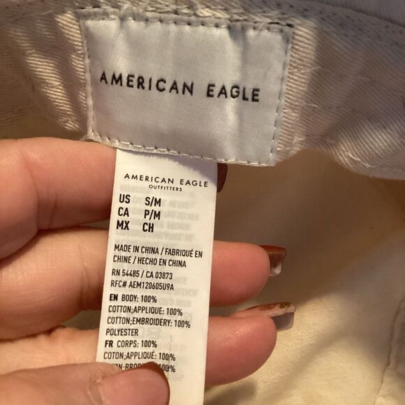 American Eagle Bucket Hat Sz S/M California Patches Beach - Picture 3 of 5